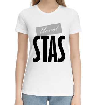Хлопковая футболка для девочек Стас