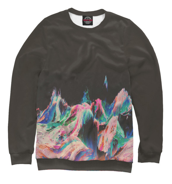 Мужской свитшот с изображением Импровизация цвета цвета Белый