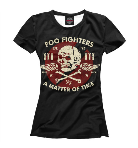 

Футболки Print Bar, Белый, Foo Fighters