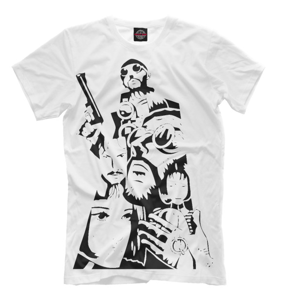 Футболка для мальчиков с притом Леон - киллер цвета Белый Футболка для мальчиков с изображением Леон - киллер цвета Белый