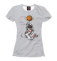 Женская футболка Basketball Astronaut Space