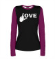 Женский лонгслив Love (fuck)
