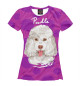 Женская футболка Poodle
