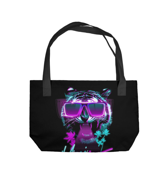 Пляжная сумка с изображением Miami Tiger цвета 