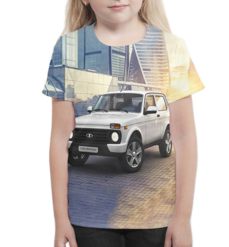 

Футболки Print Bar, Белый, LADA 4x4 Urban