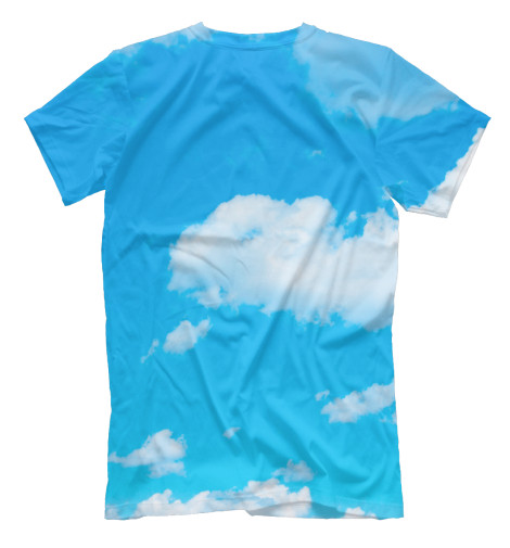 

Футболки Print Bar, Грязно-голубой, Победа