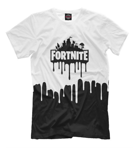 Мужская футболка с изображением Fortnite цвета Молочно-белый