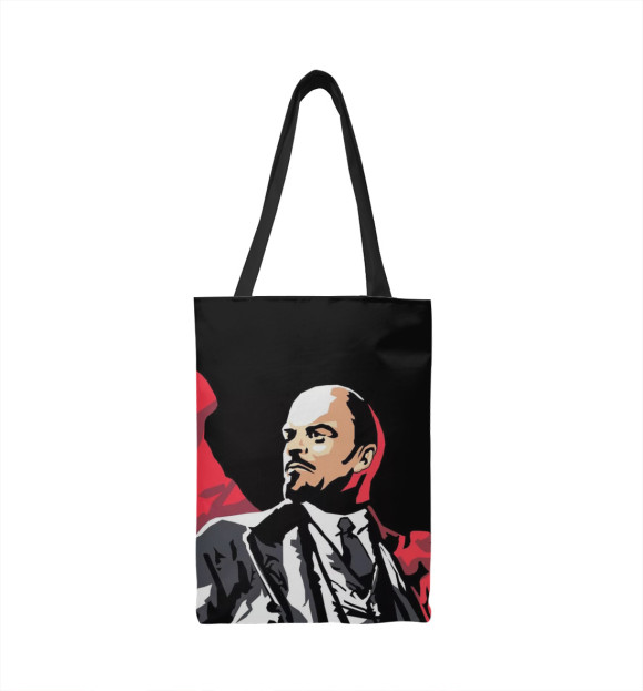 Сумка-шоппер с изображением Ленин цвета 