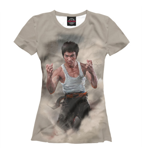 

Футболки Print Bar, Белый, Брюс Ли