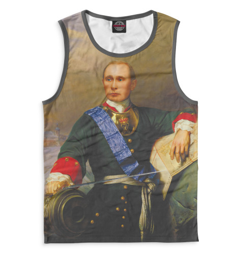 

Майки Print Bar, Белый, Путин