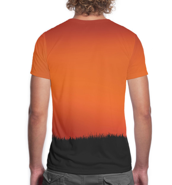 Мужская футболка с изображением Настоящий детектив цвета Белый