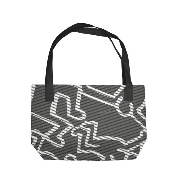 Пляжная сумка с изображением Exonic цвета 