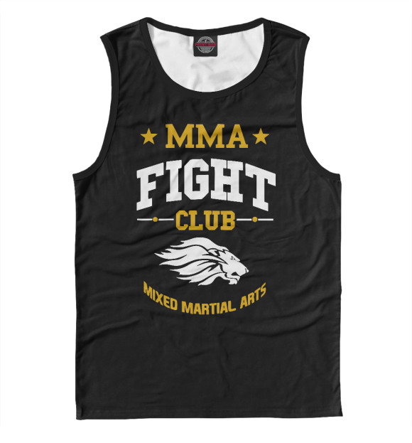 Мужская майка с изображением MMA Fight Club цвета Белый