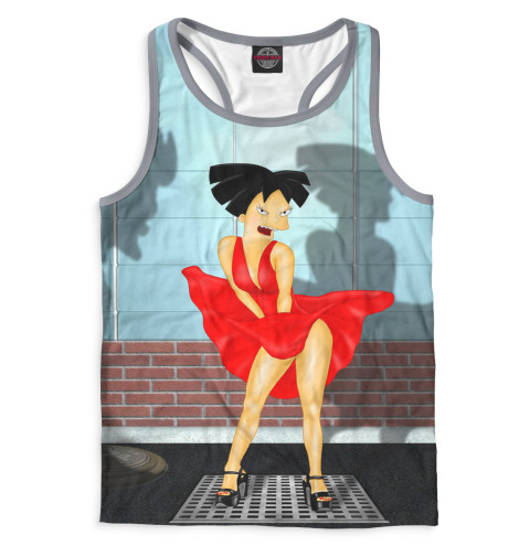 

Майки борцовки Print Bar, Белый, Эми Вонг