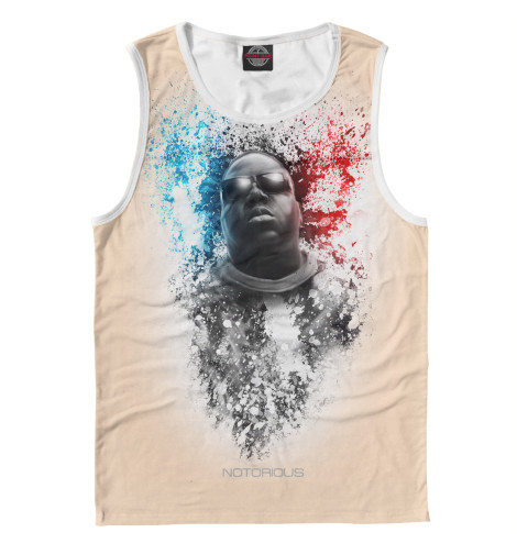 

Майки Print Bar, Белый, The Notorious B.I.G.