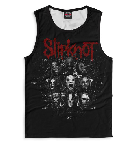 

Майки Print Bar, Чёрный, Slipknot