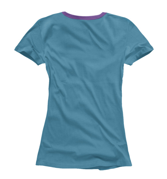 Женская футболка с изображением Бегемотиха цвета Белый