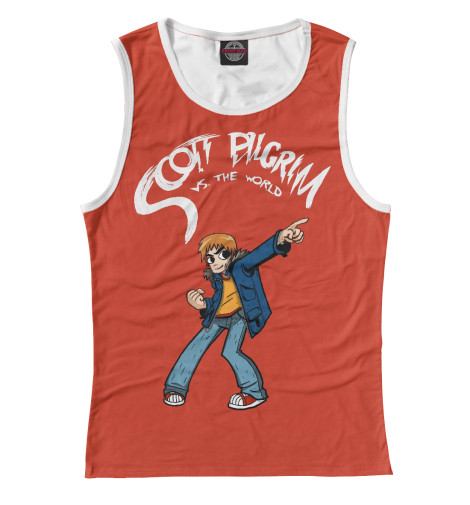 

Майки Print Bar, Белый, Scott Pilgrim vs The world