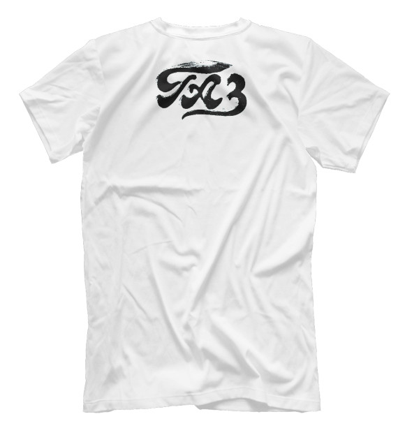 Мужская футболка с изображением Газ 69 цвета Белый