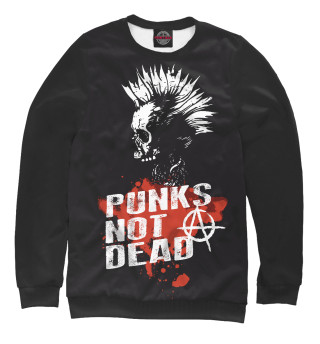 Женский свитшот Punks not dead