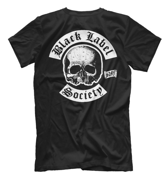 Мужская футболка с изображением Zakk Wylde Black Label Society цвета Белый