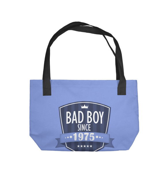 Пляжная сумка с изображением Плохой мальчик с 1975 цвета 