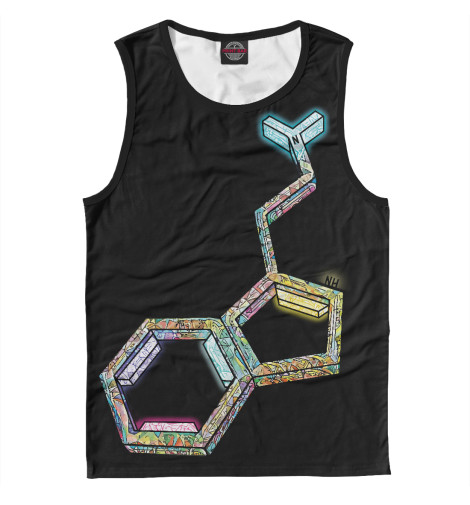 

Майки Print Bar, Белый, Molecule 2.0