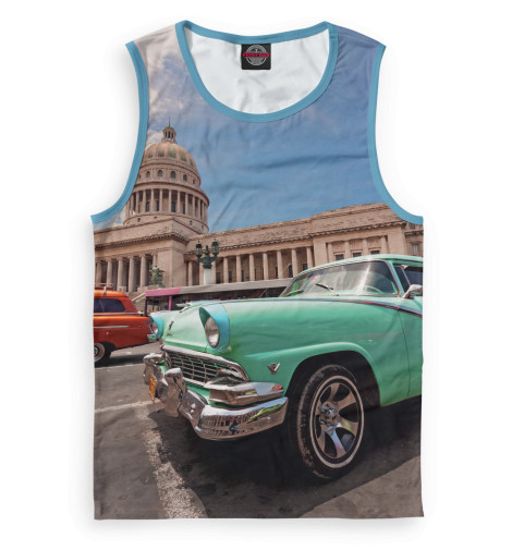 

Майки Print Bar, Белый, Автомобили на Кубе