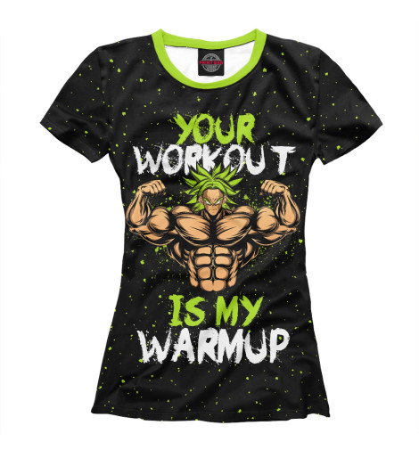 Футболки Print Bar, Белый, My Workout