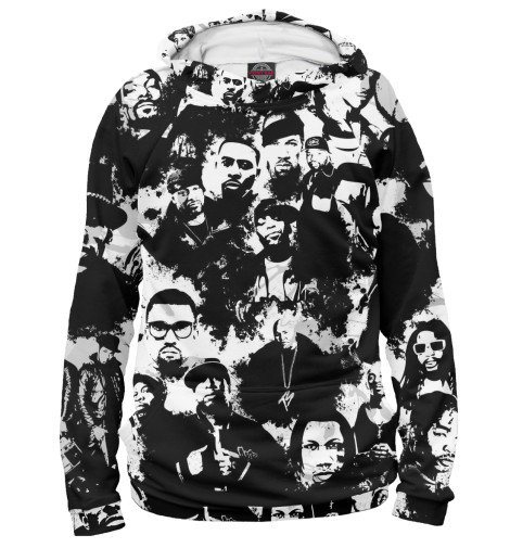 

Худи Print Bar, Белый, Хип хоп