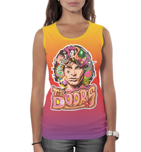 

Майки Print Bar, Белый, The Doors