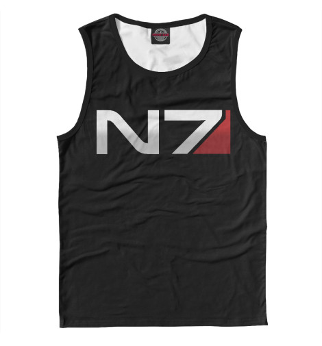 

Майки Print Bar, Белый, Mass Effect