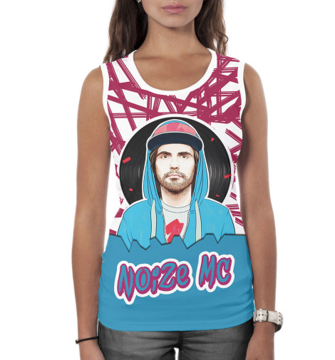 

Майки Print Bar, Белый, Noize MC