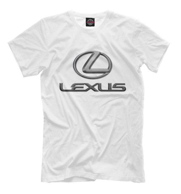 Футболка для мальчиков с изображением Lexus цвета Белый