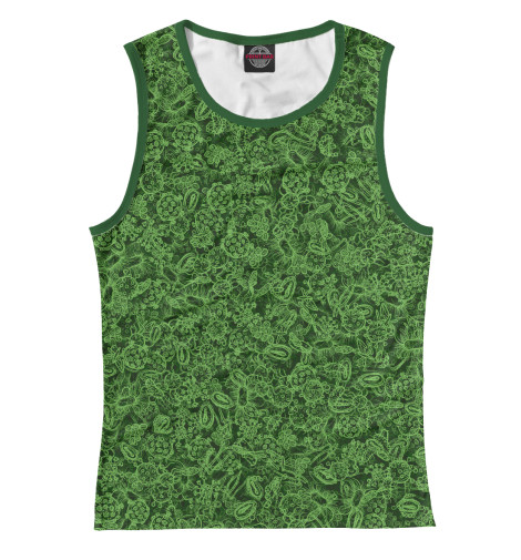 

Майки Print Bar, Белый, Зеленые микробы