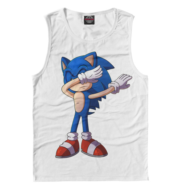 Майка для мальчика с изображением Sonic цвета Белый