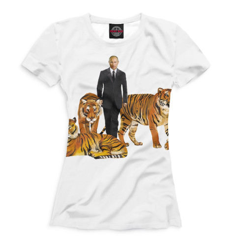 

Футболки Print Bar, Белый, Путин