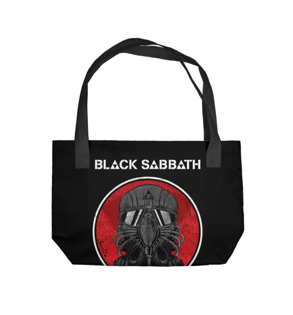 Пляжная сумка с притом Black Sabbath цвета  Пляжная сумка с изображением Black Sabbath цвета
