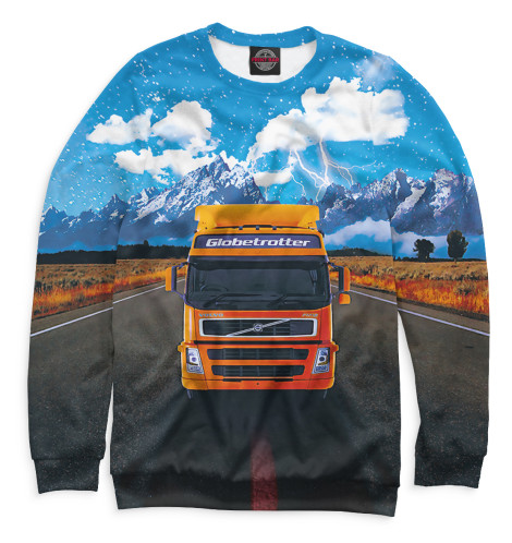 

Свитшоты Print Bar, Белый, Volvo