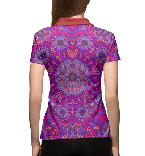 

Поло Print Bar, Белый, Mandala