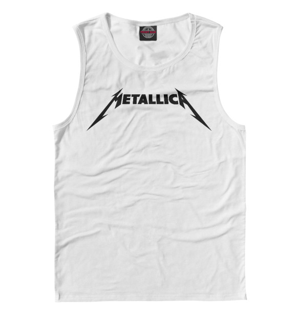 Майка для мальчика с изображением Metallica цвета Белый