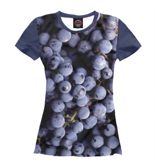 Женская футболка Виноград