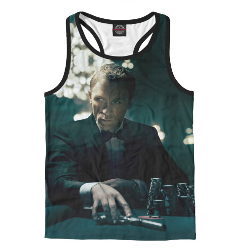 

Майки борцовки Print Bar, Белый, Джеймс Бонд