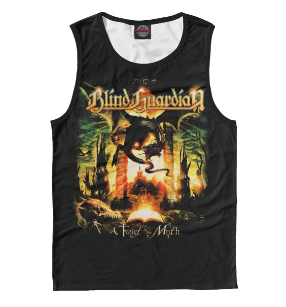 Майка для мальчика с изображением Blind Guardian цвета Белый