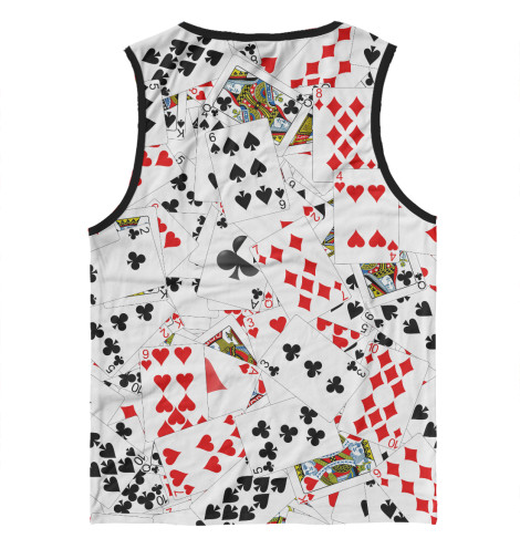 

Майки Print Bar, Белый, Игральные карты