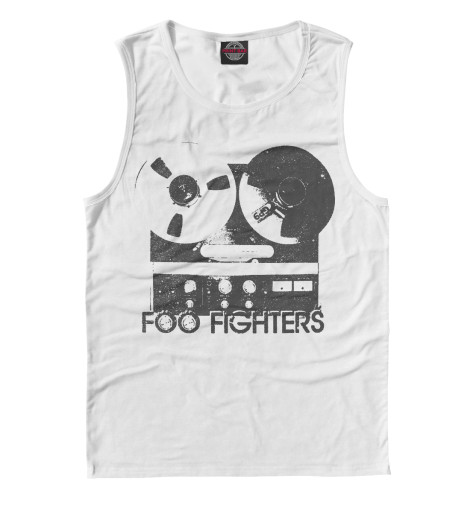 

Майки Print Bar, Белый, Foo Fighters