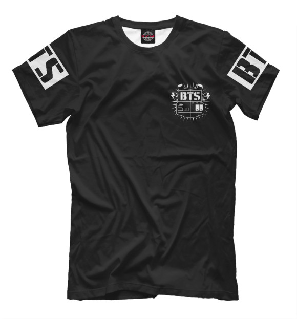 Мужская футболка с изображением Jimin 95 цвета Черный