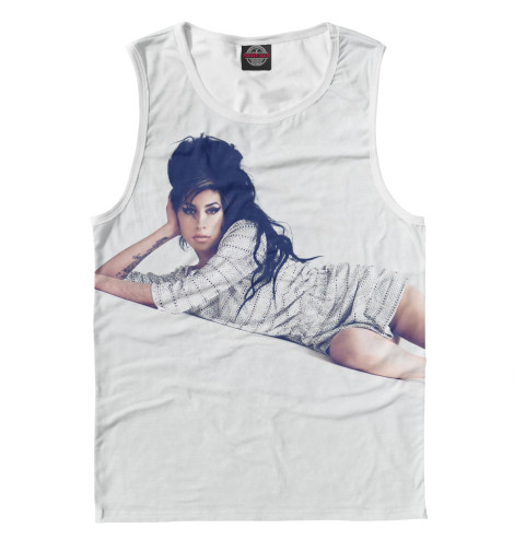 

Майки Print Bar, Белый, Amy Winehouse