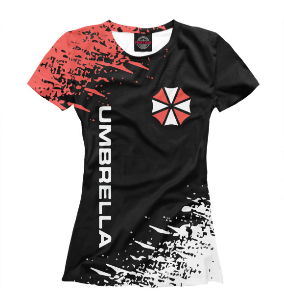 Женская футболка с изображением Resident Evil цвета Белый