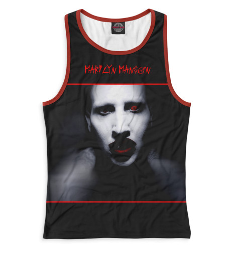

Майки борцовки Print Bar, Белый, Mаrilyn Manson